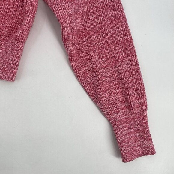 Free People Too Good Pullover Knit Sweater Candy Pink Womens Size M - Picture 5 of 11